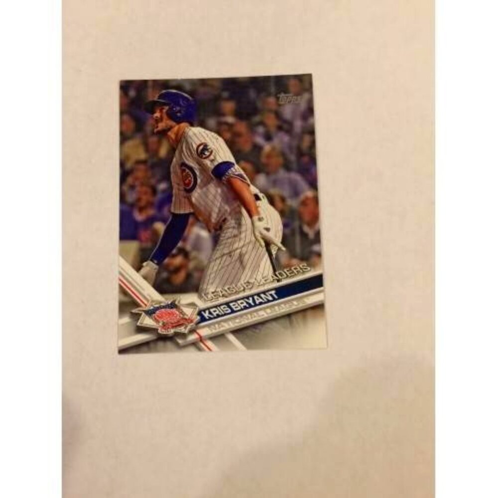 2017 Topps #277 Kris Bryant Chicago Cubs Baseball Card (031)